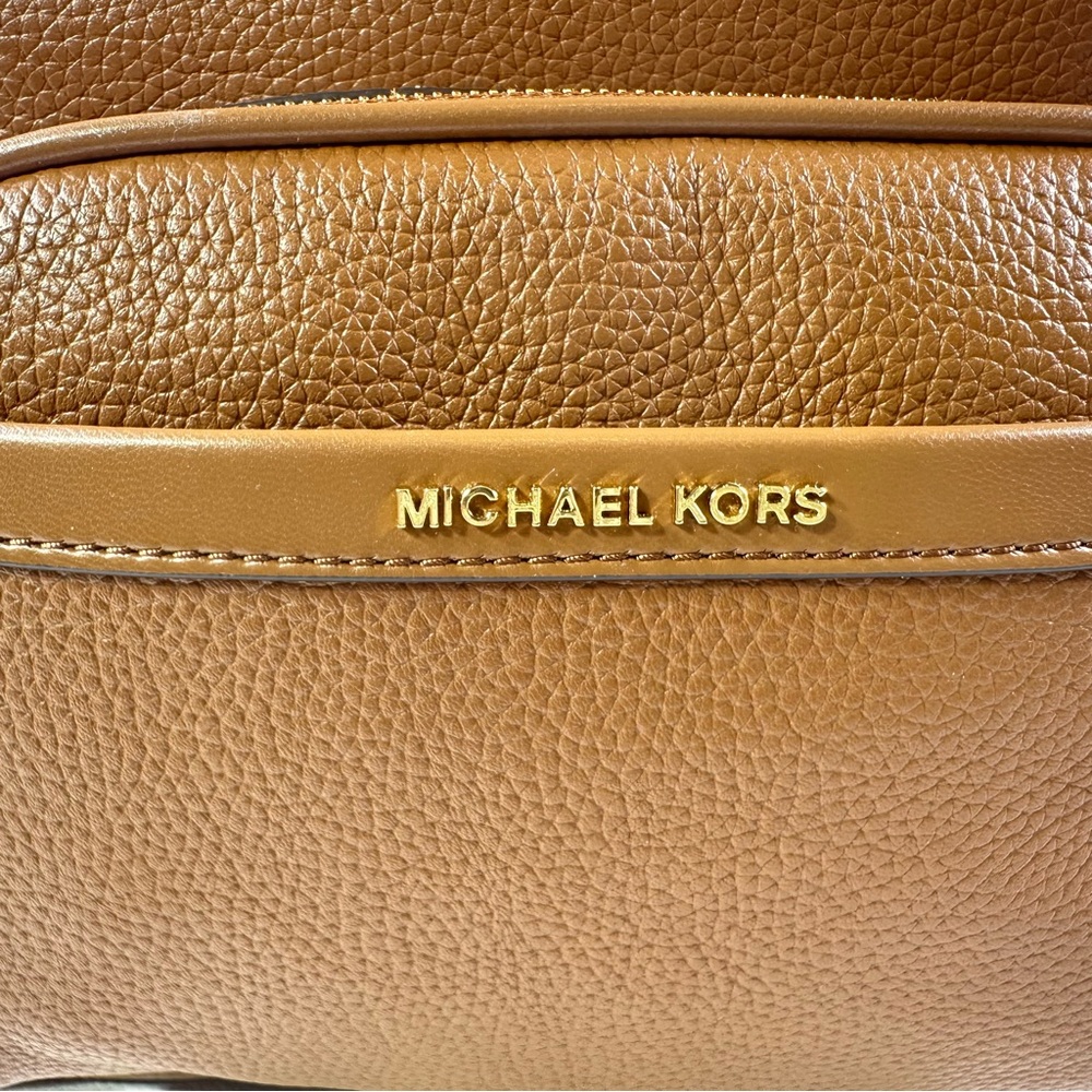 NEW Women’s MICHAEL Michael Kors Bex Medium Leather Backpack Brown - Picture 11 of 14